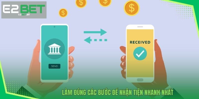 Làm đúng các bước để nhận tiện nhanh nhất 